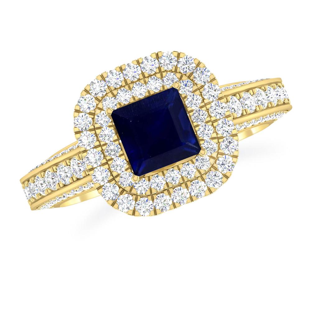 Yellow Gold - Sapphire