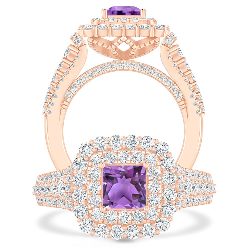 Rose Gold - Amethyst