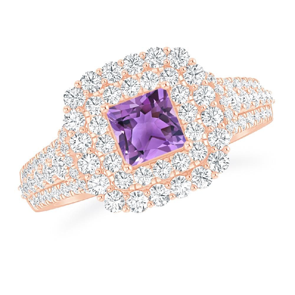 Rose Gold - Amethyst