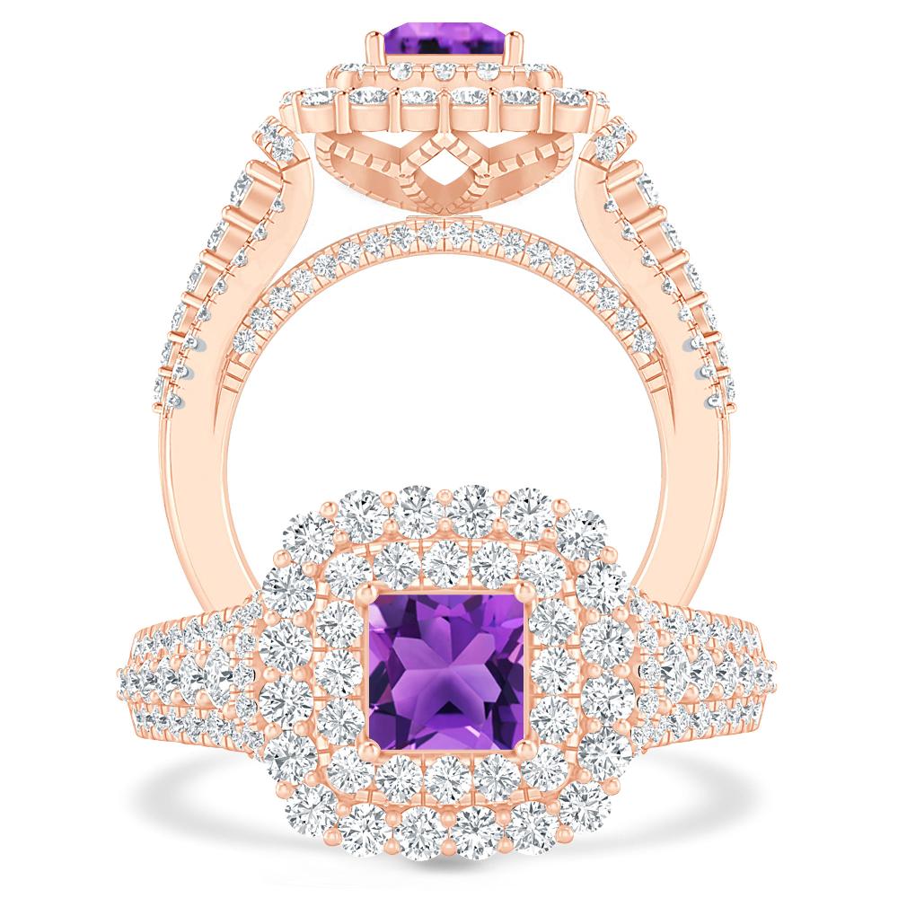 Rose Gold - Amethyst