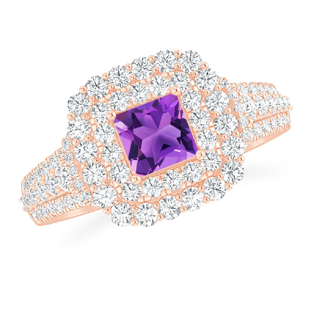 Rose Gold - Amethyst