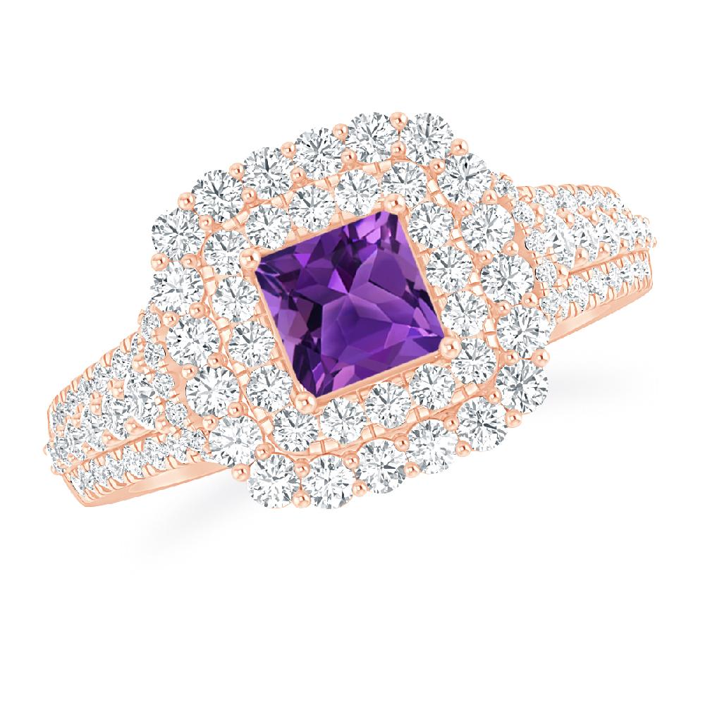 Rose Gold - Amethyst