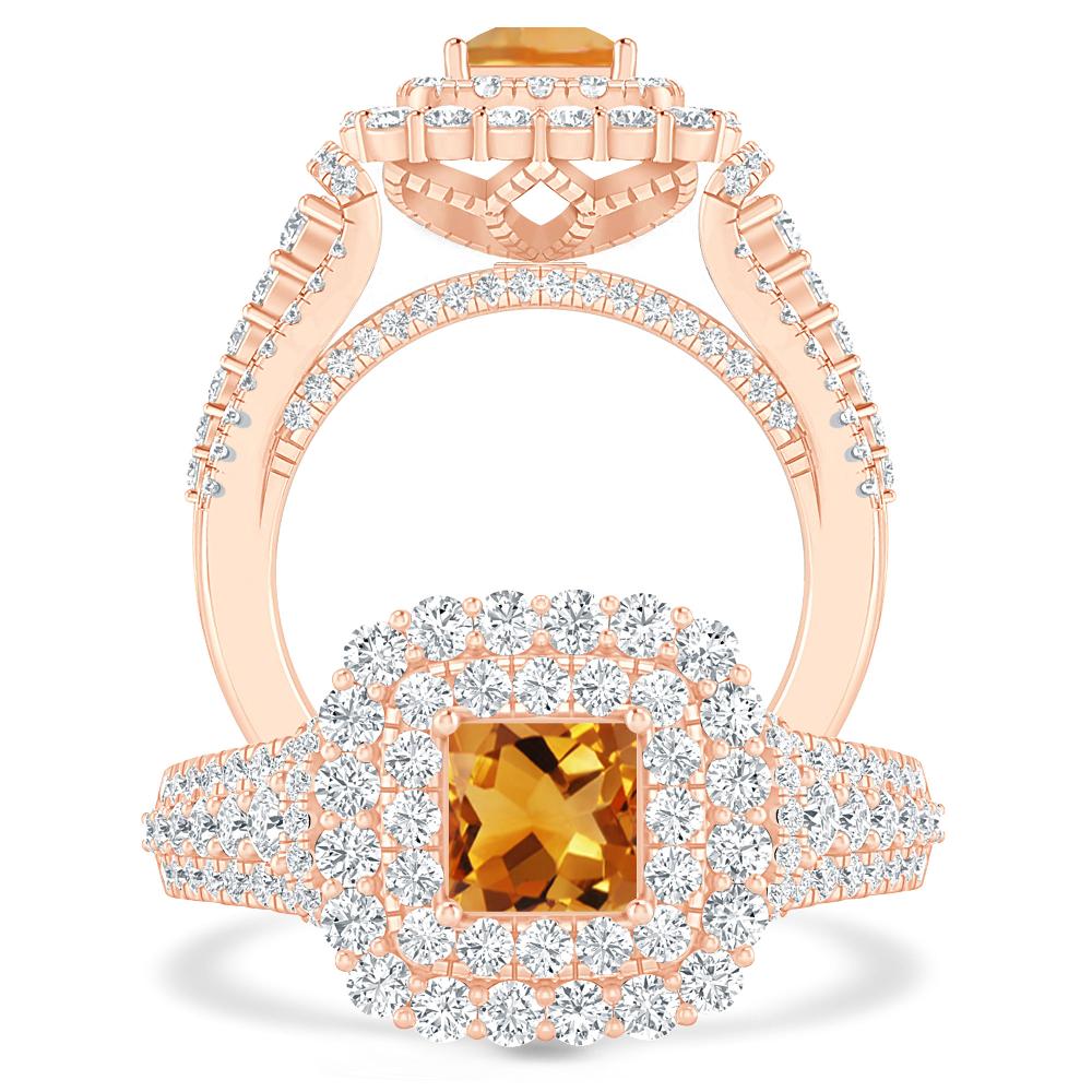 Rose Gold - Citrine