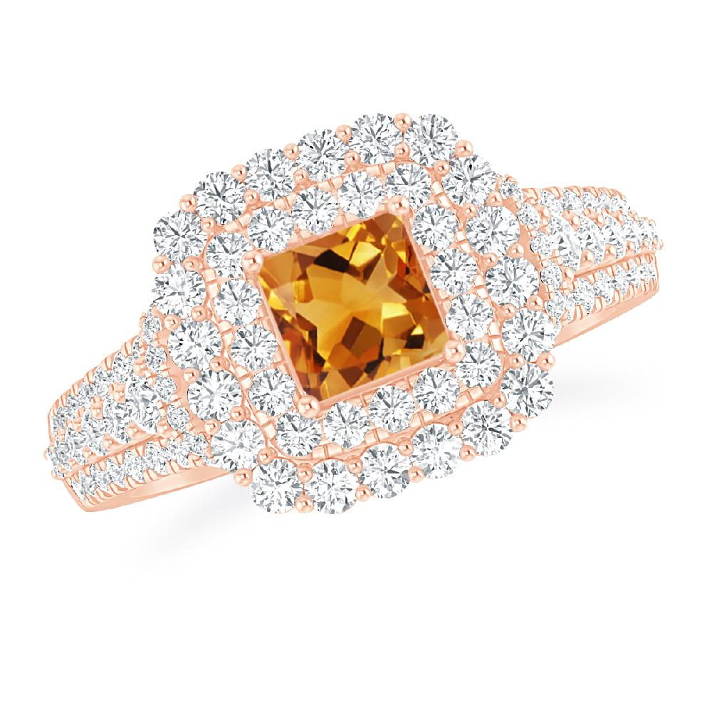 Rose Gold - Citrine