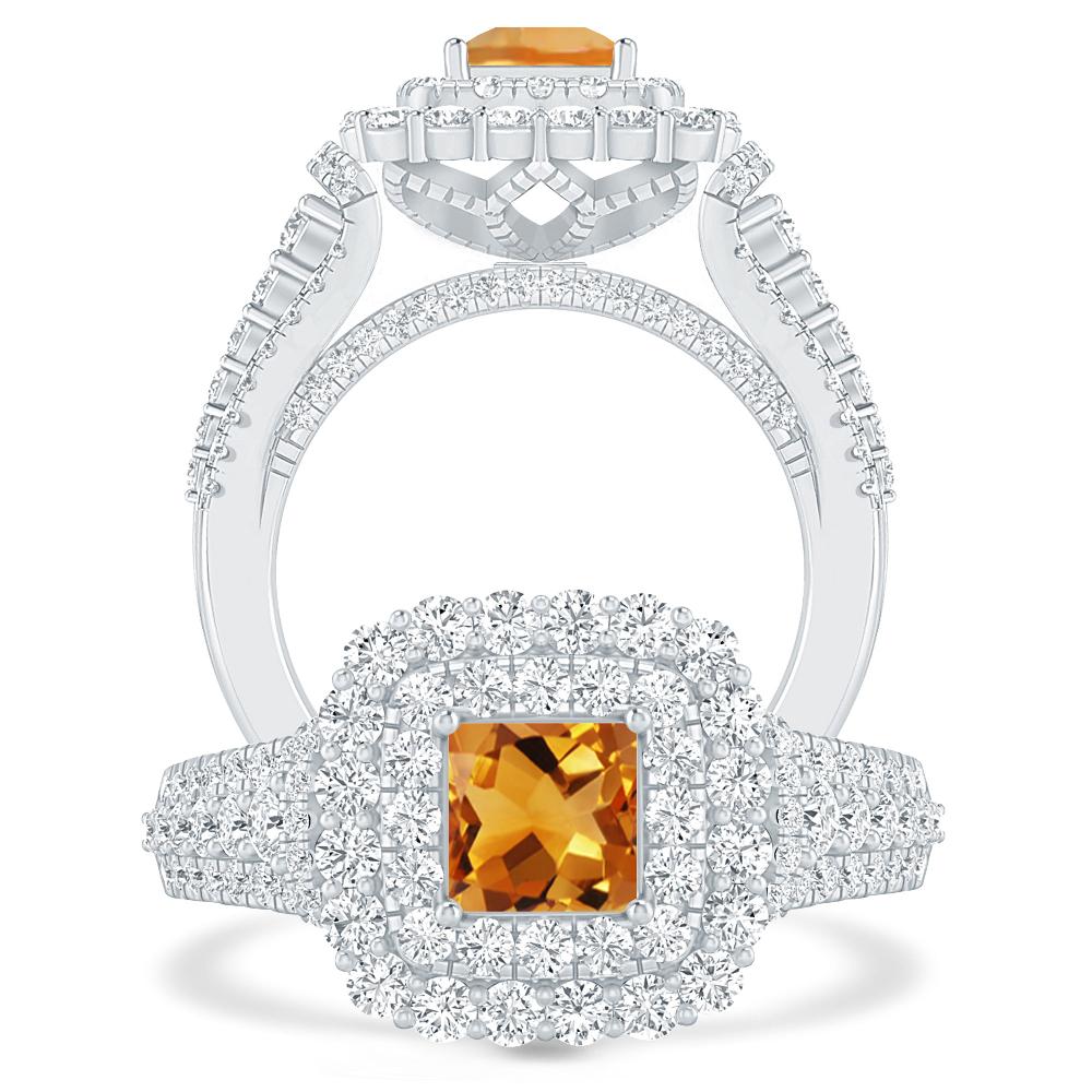 White Gold - Citrine