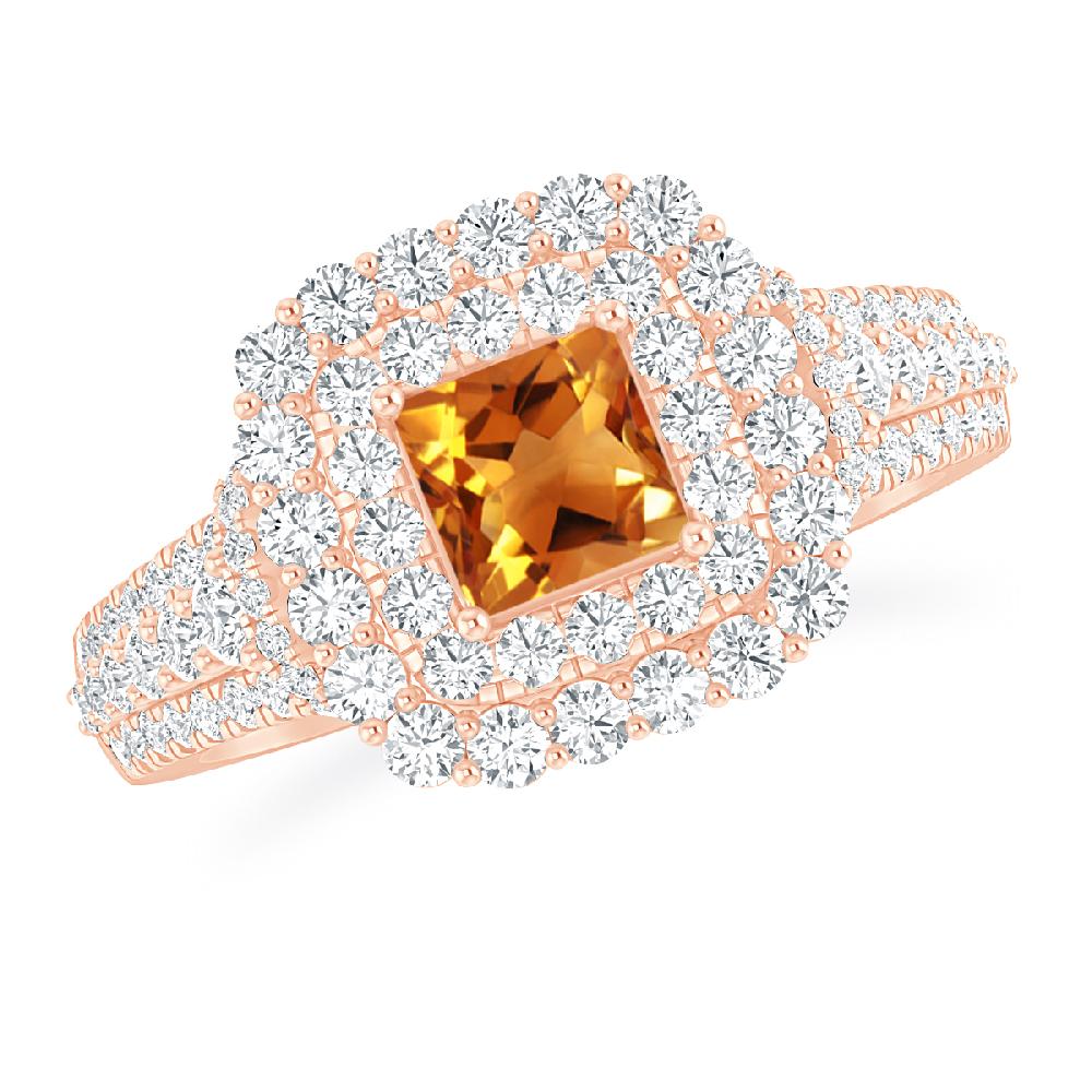 Rose Gold - Citrine