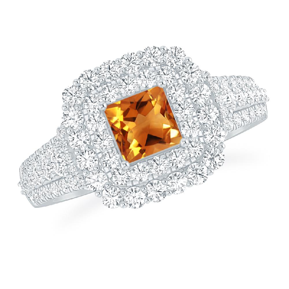 White Gold - Citrine