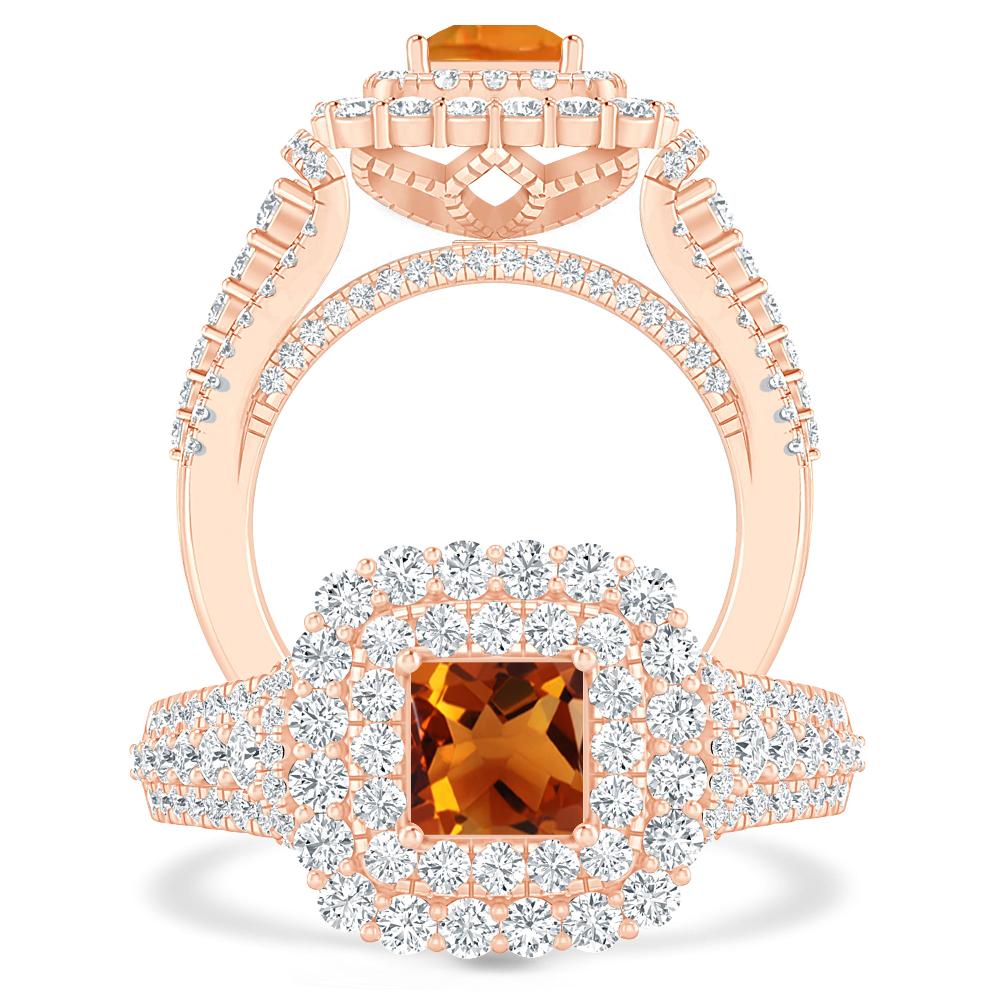 Rose Gold - Citrine