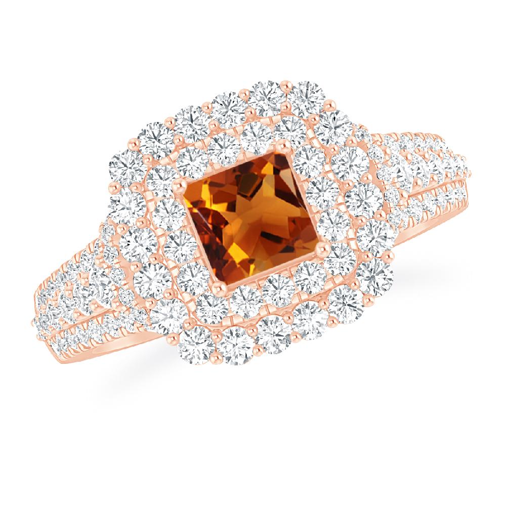 Rose Gold - Citrine