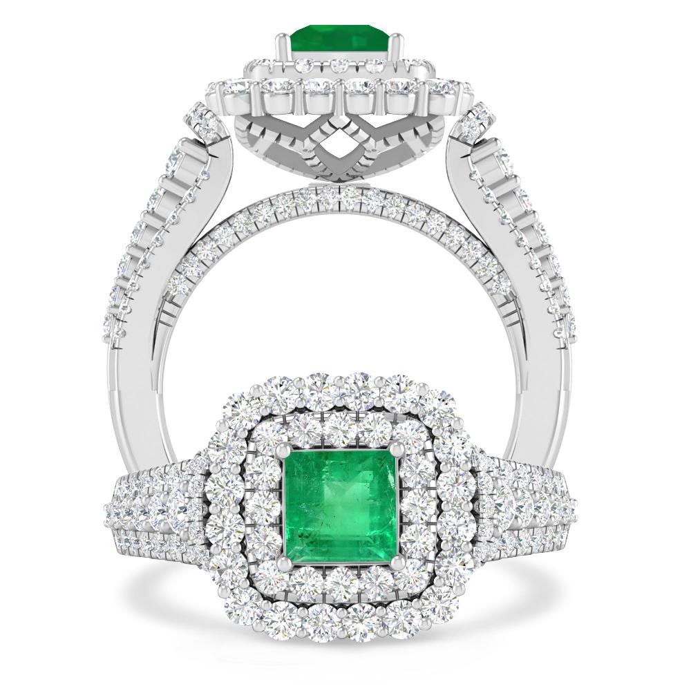 White Gold - Emerald