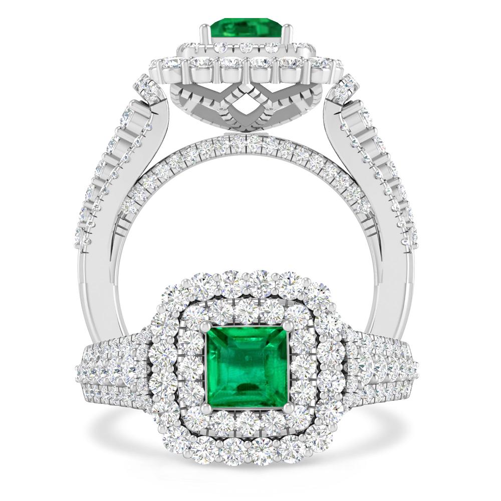 White Gold - Emerald