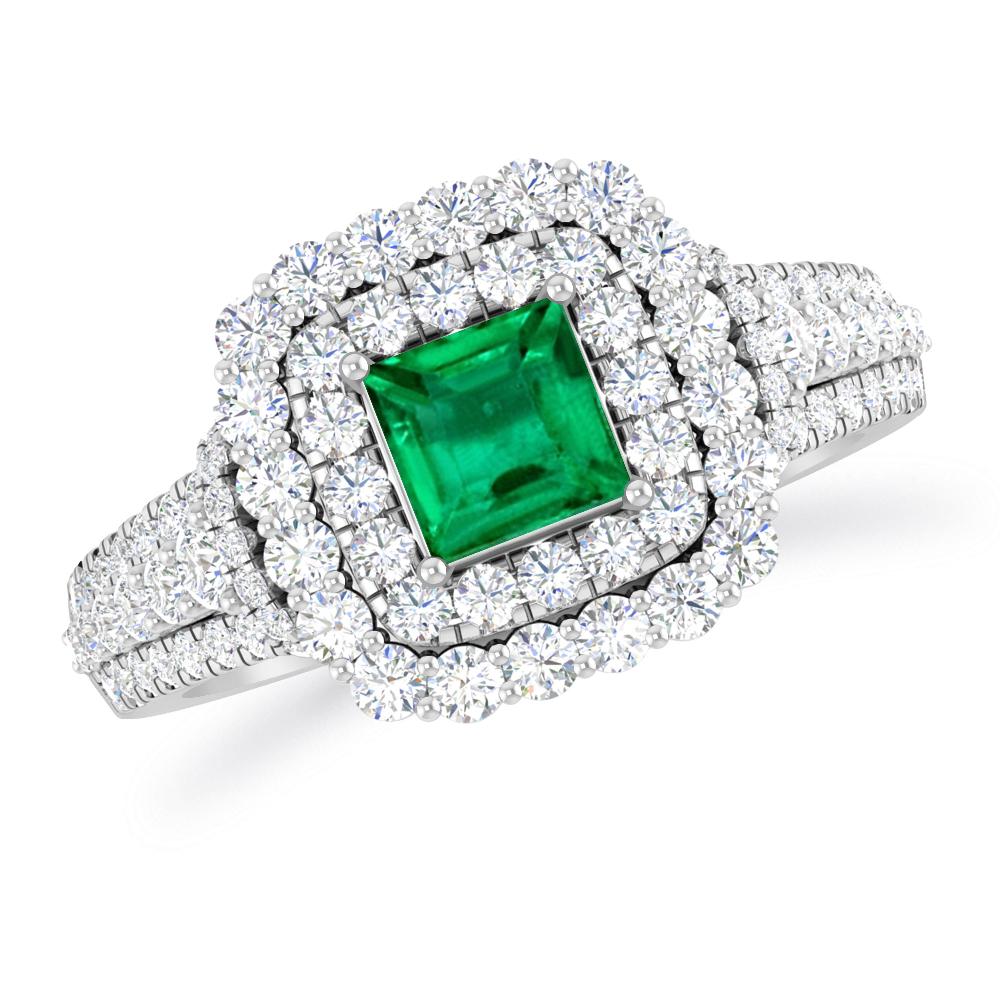 White Gold - Emerald