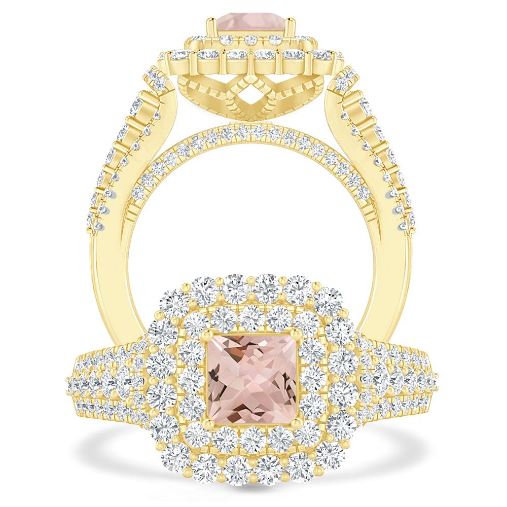 Yellow Gold - Morganite