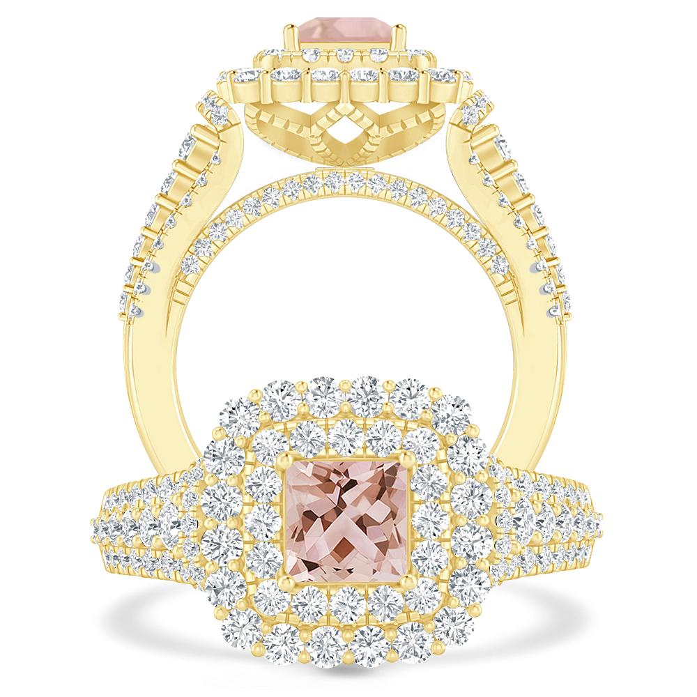 Yellow Gold - Morganite