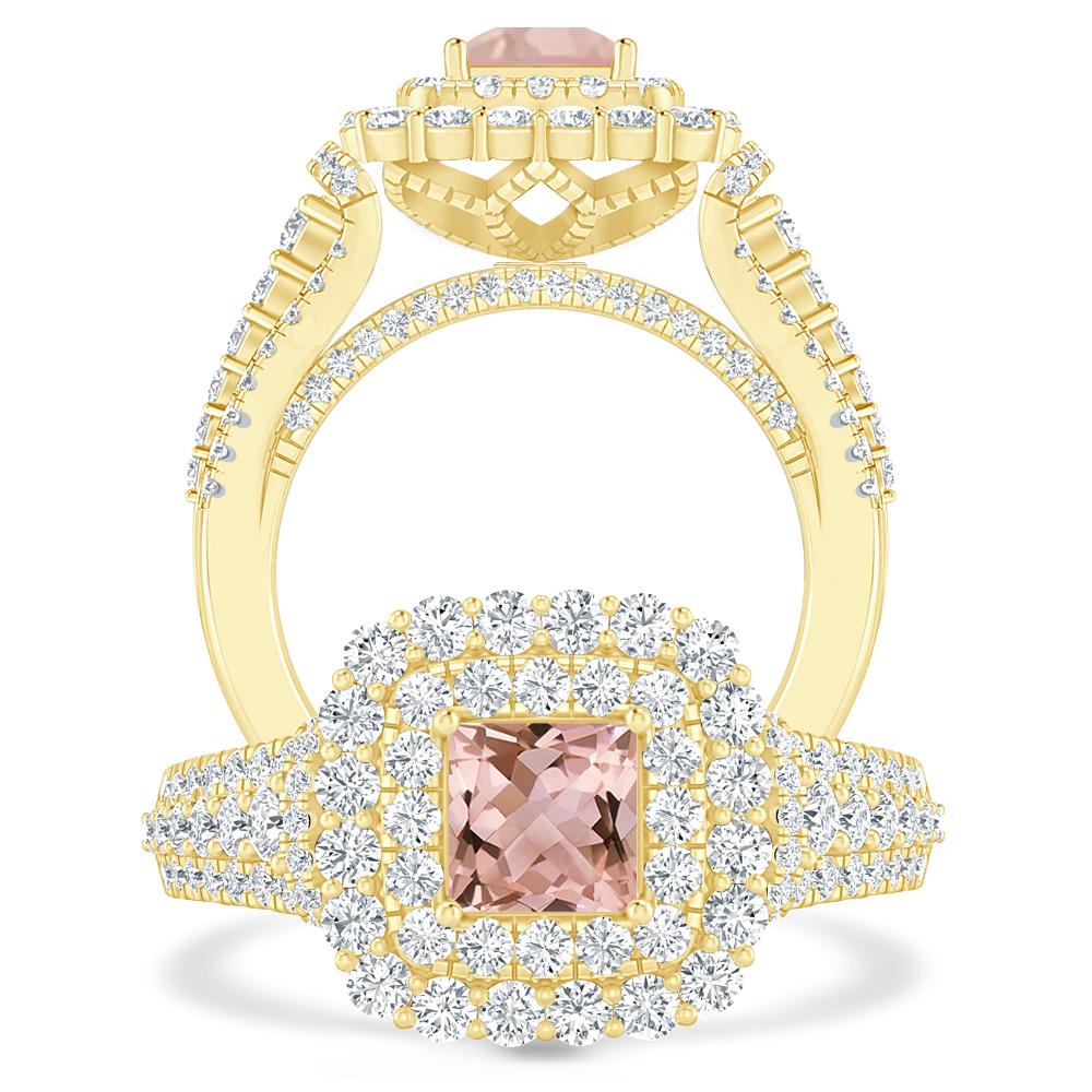 Yellow Gold - Morganite