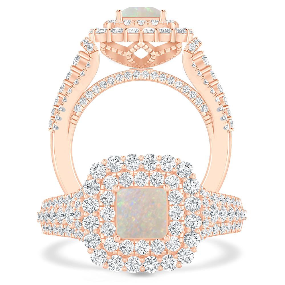 Rose Gold - Opal