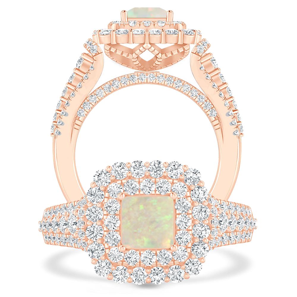 Rose Gold - Opal