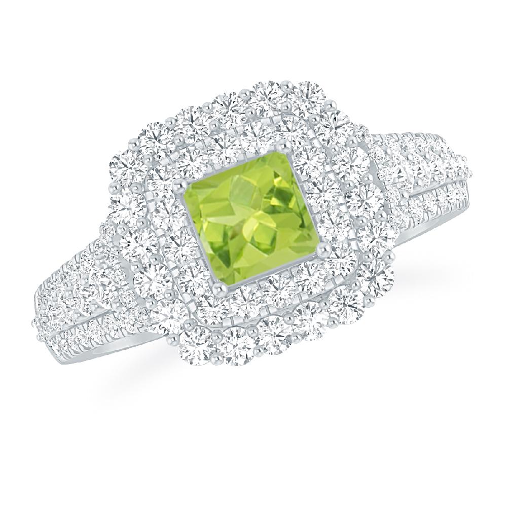 White Gold - Peridot