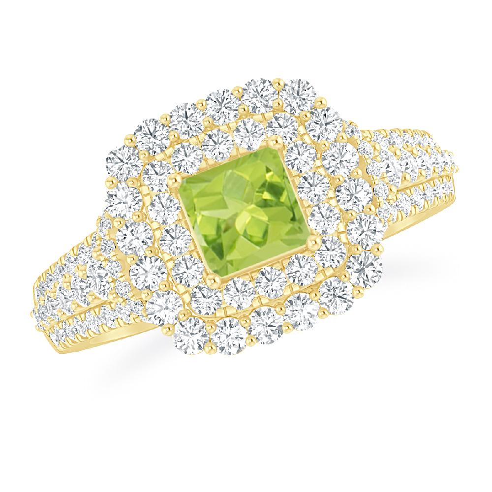 Yellow Gold - Peridot