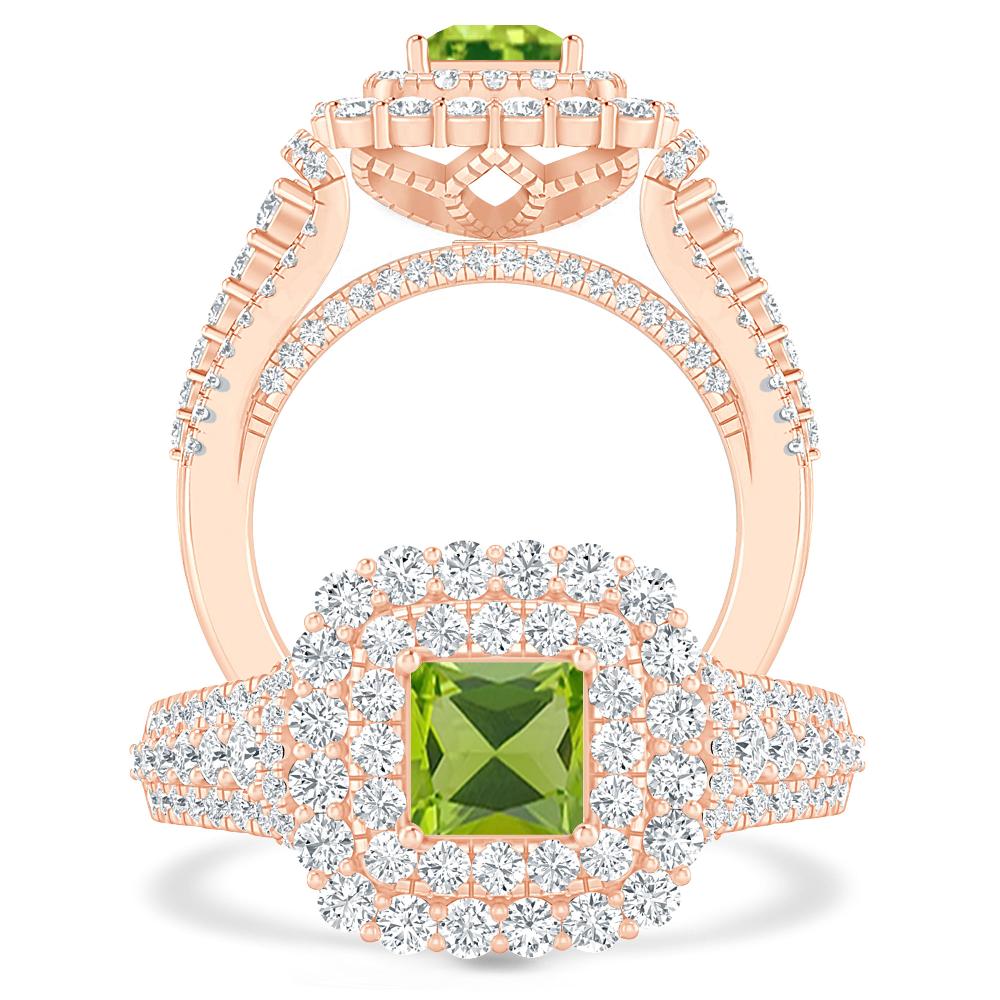 Rose Gold - Peridot