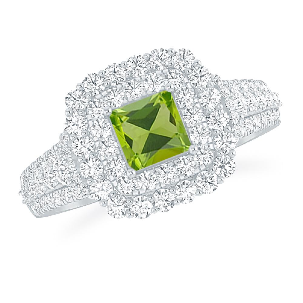 White Gold - Peridot