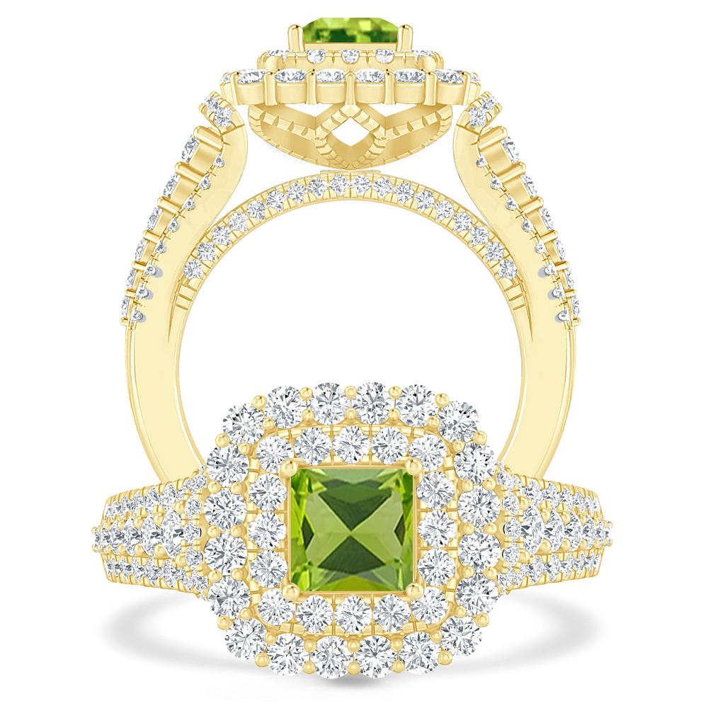 Yellow Gold - Peridot