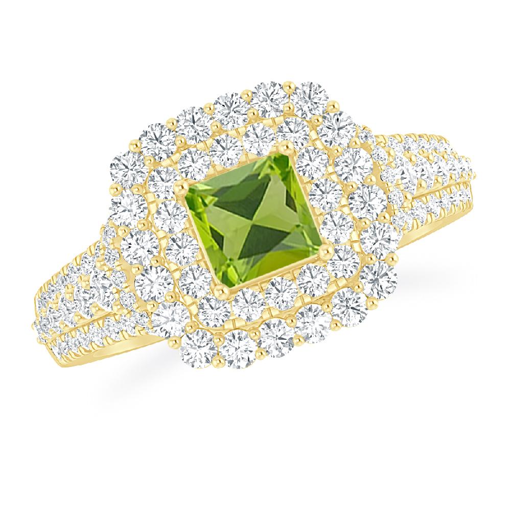 Yellow Gold - Peridot