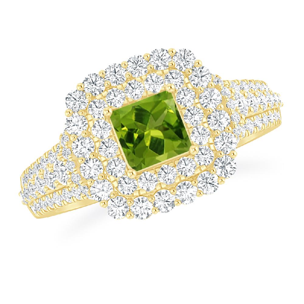 Yellow Gold - Peridot