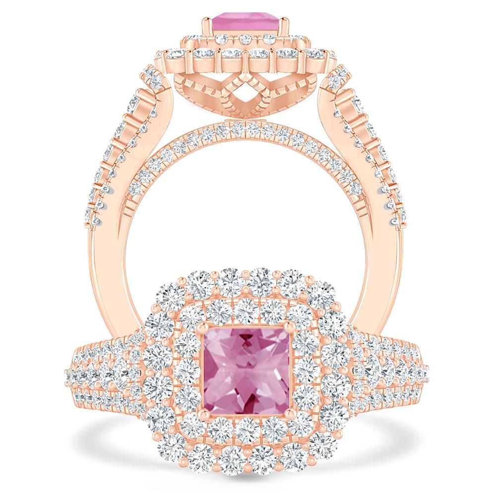 Rose Gold - Pink Tourmaline