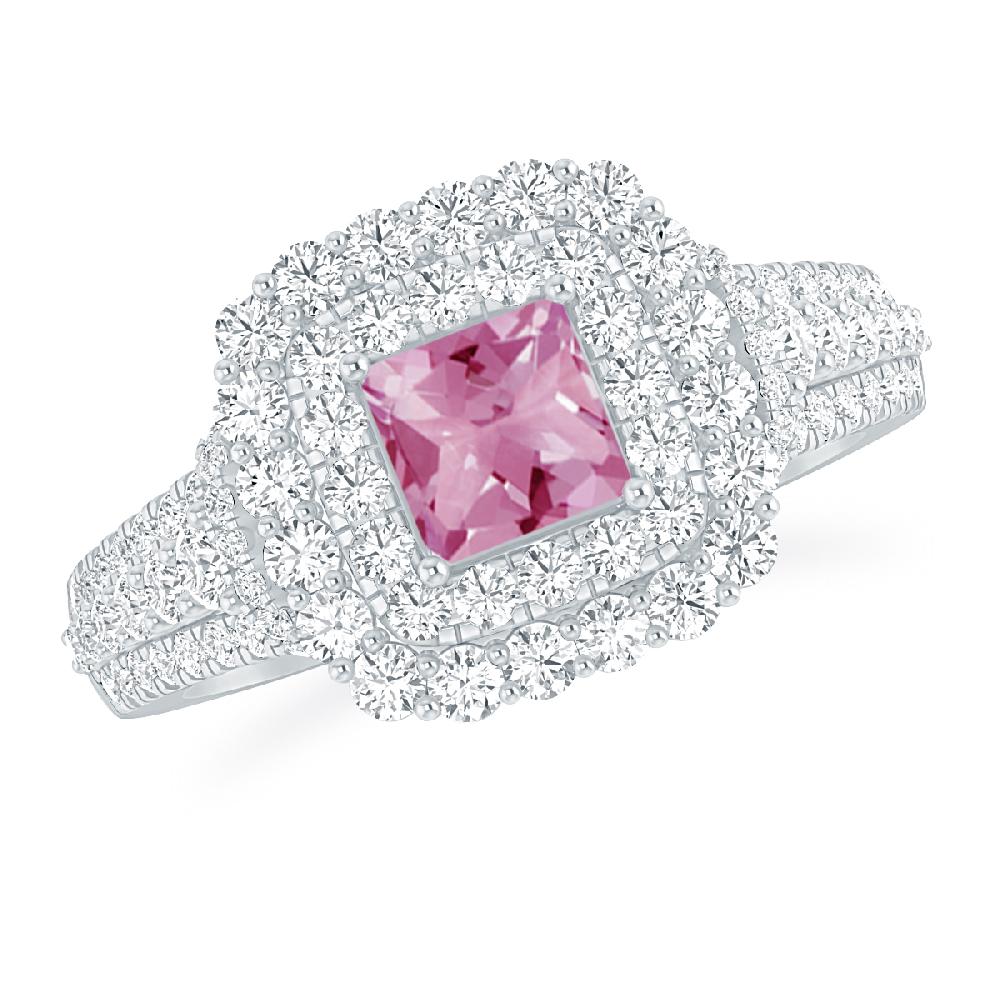 White Gold - Pink Tourmaline