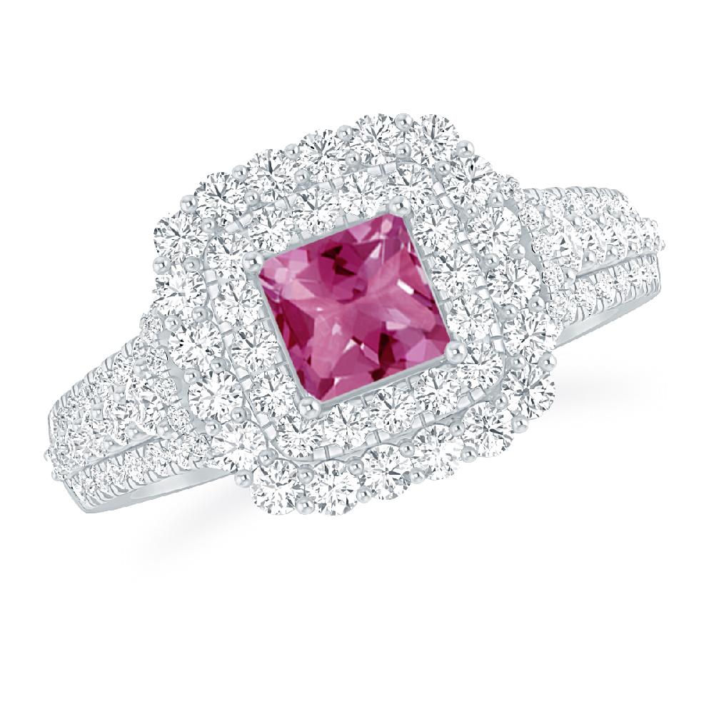 White Gold - Pink Tourmaline