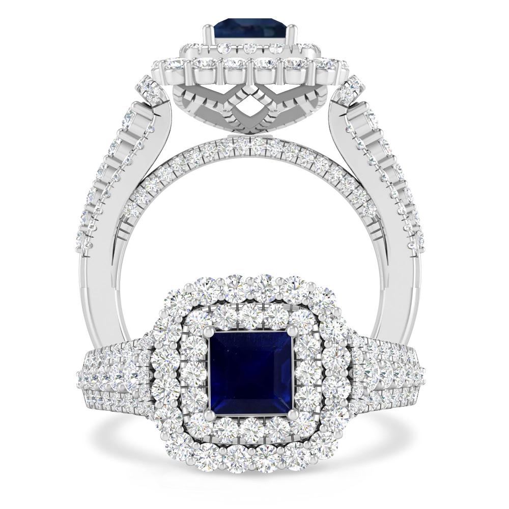 White Gold - Sapphire