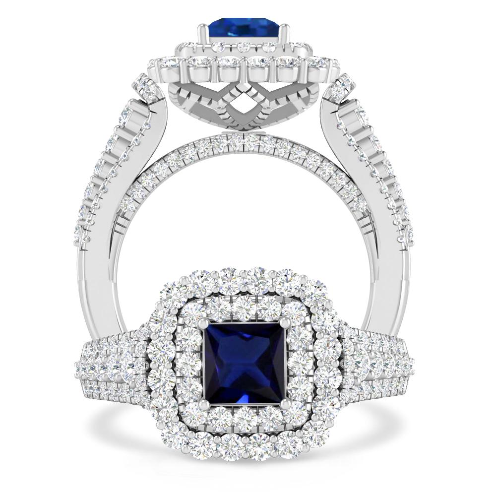 White Gold - Sapphire