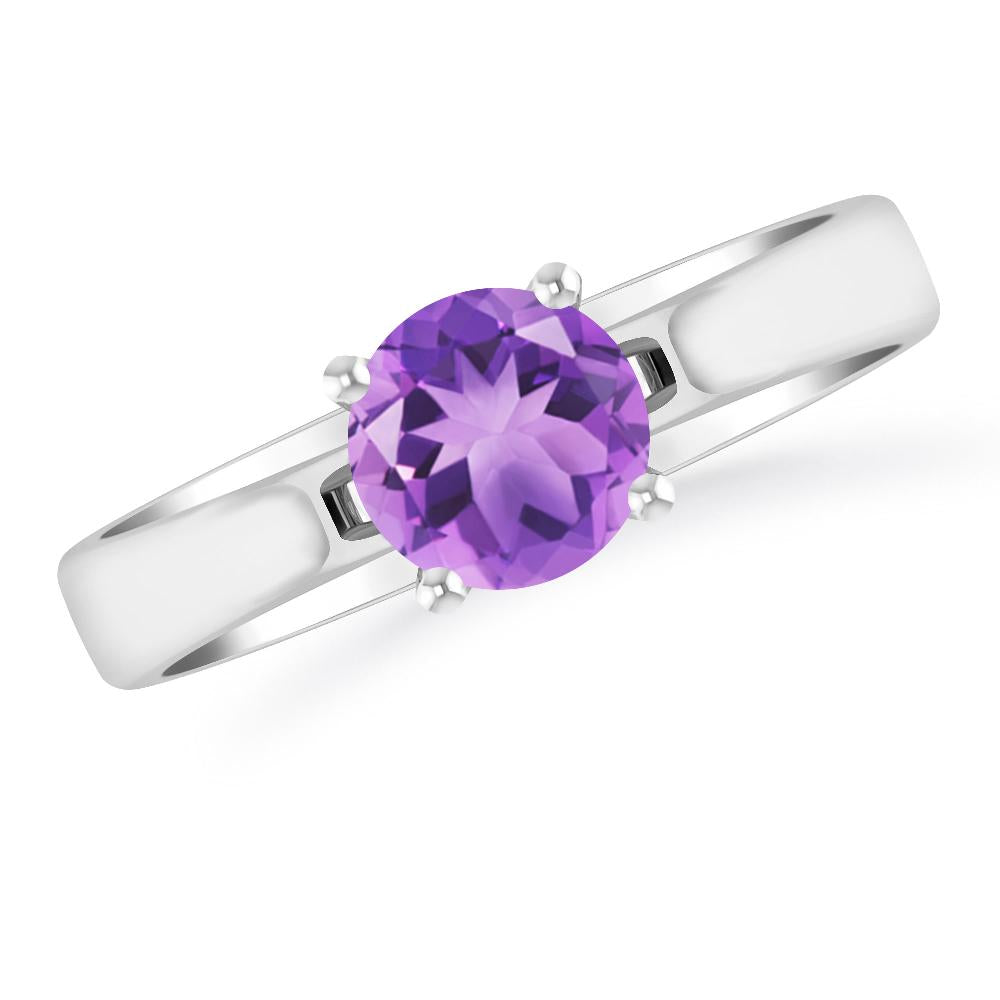 White Gold - Amethyst