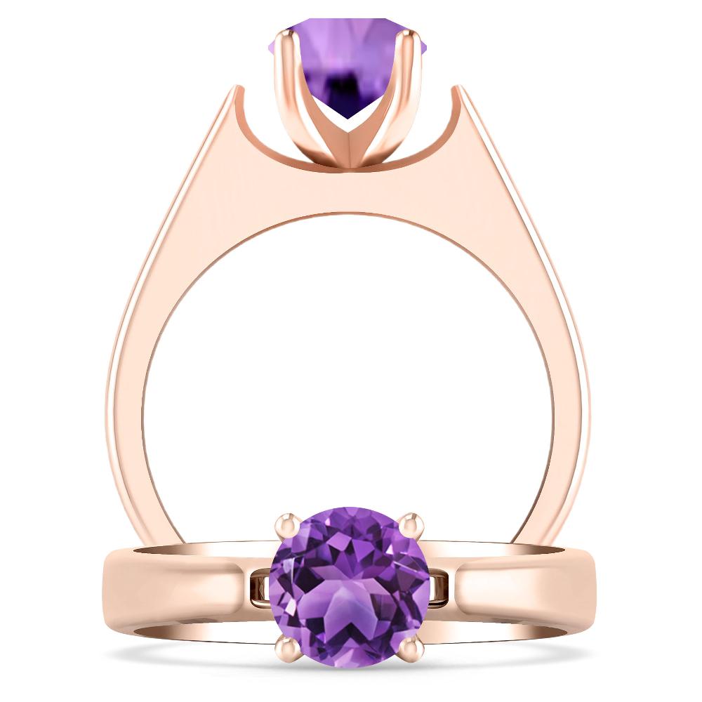 Rose Gold - Amethyst