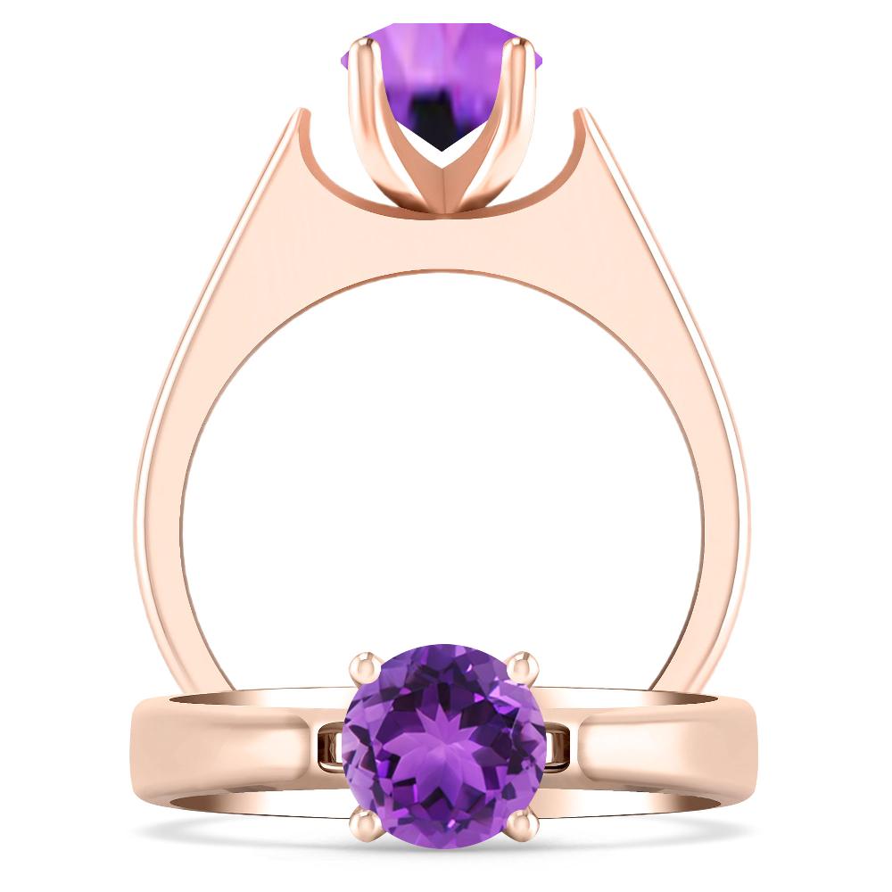 Rose Gold - Amethyst