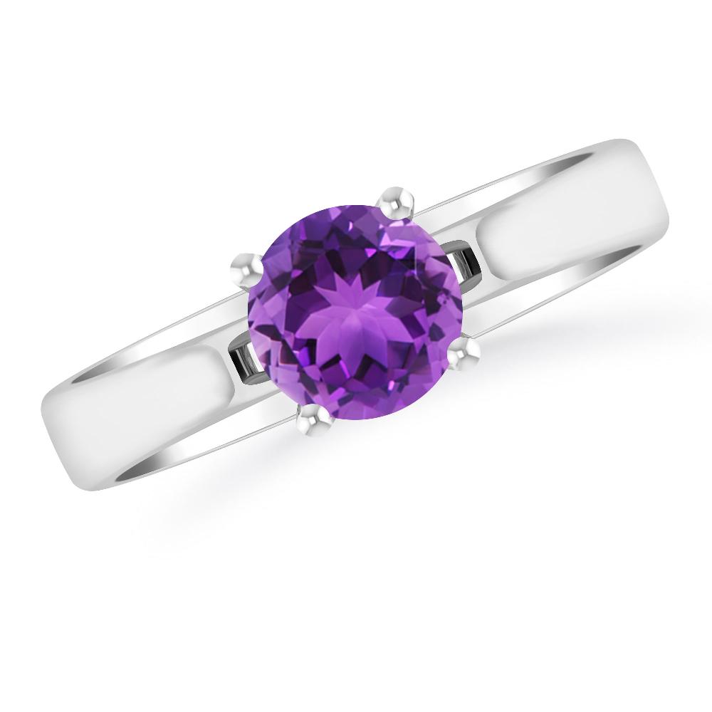 White Gold - Amethyst