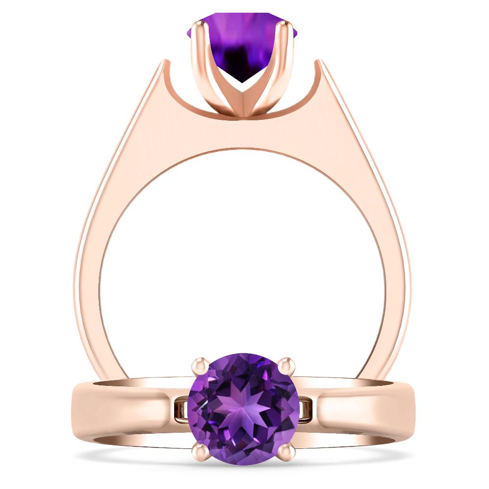 Rose Gold - Amethyst