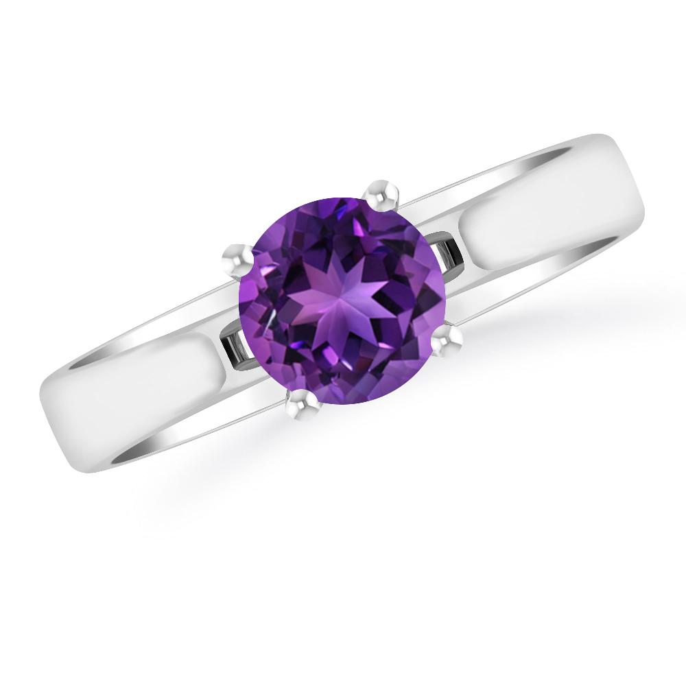 White Gold - Amethyst