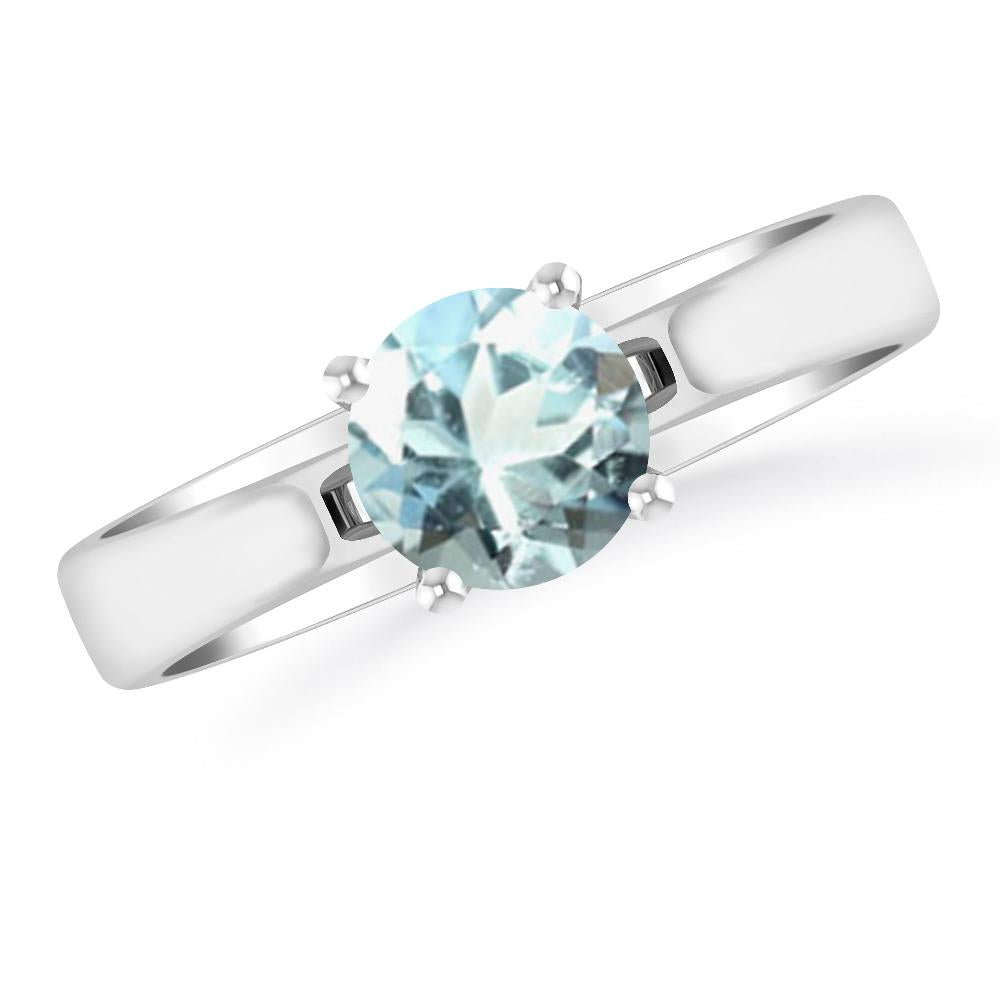 White Gold - Aquamarine