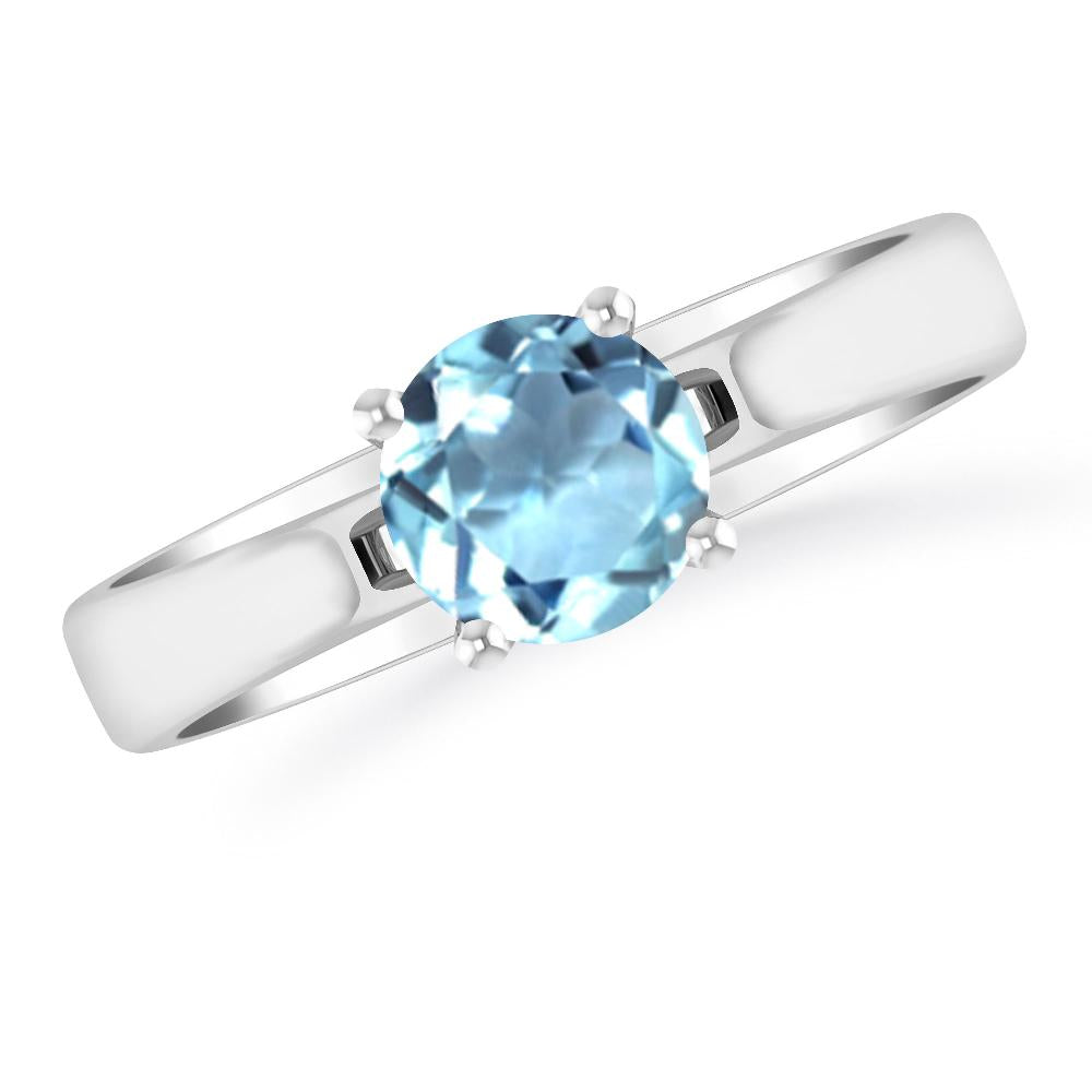 White Gold - Aquamarine