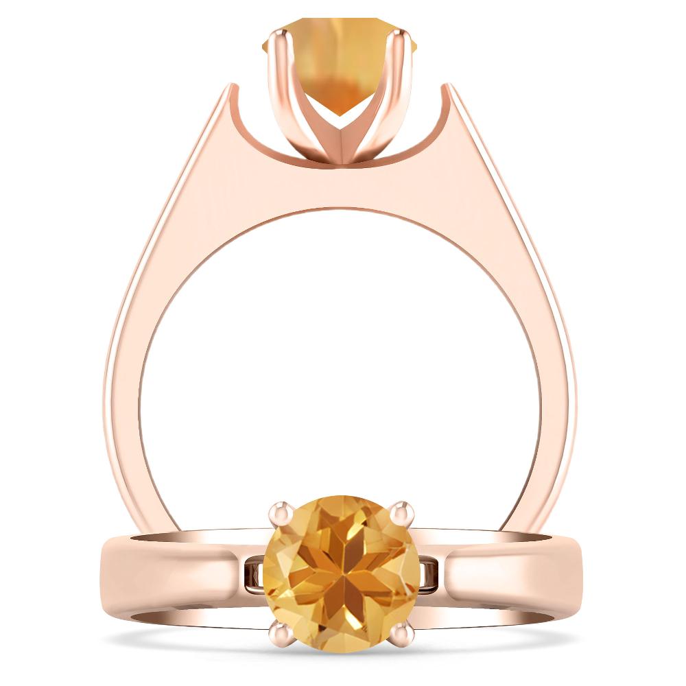 Rose Gold - Citrine