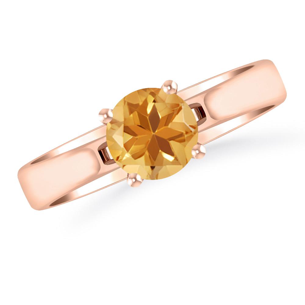 Rose Gold - Citrine