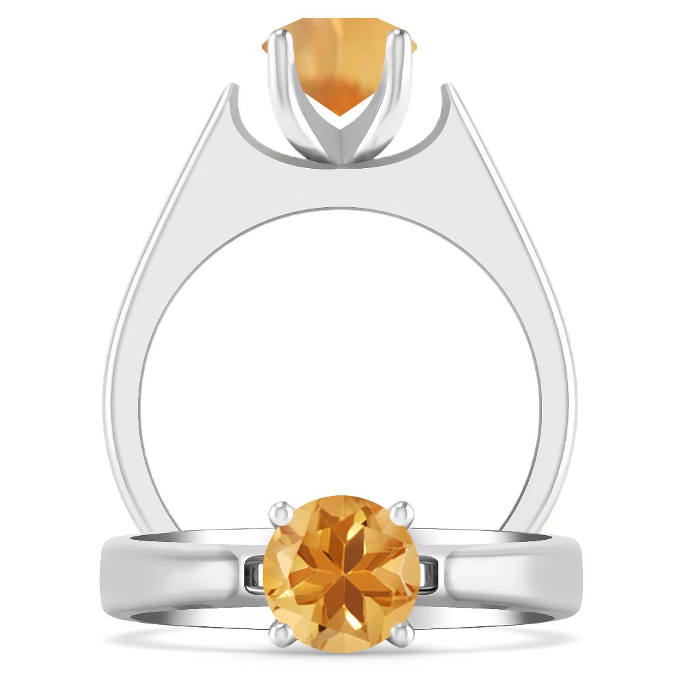 White Gold - Citrine