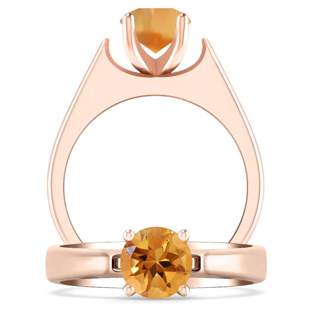 Rose Gold - Citrine