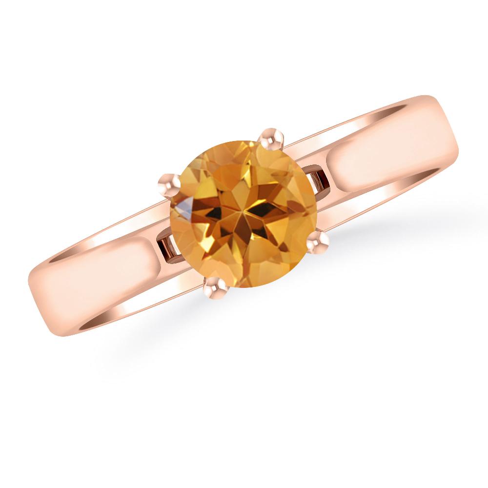 Rose Gold - Citrine