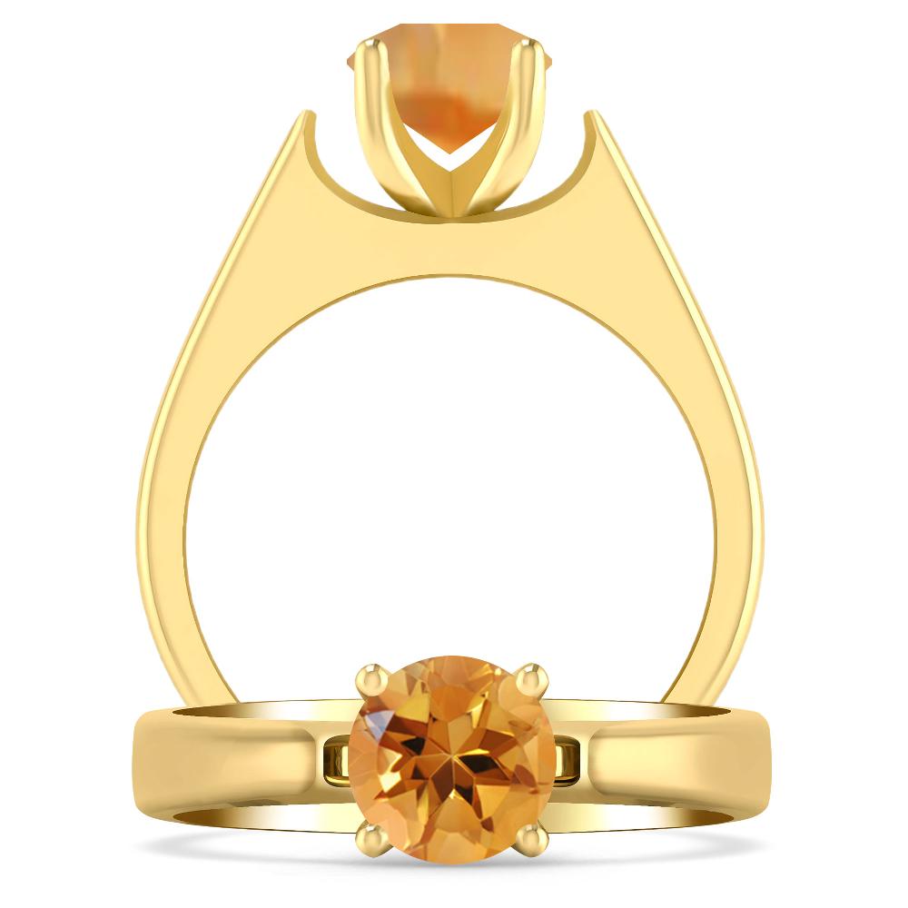 Yellow Gold - Citrine