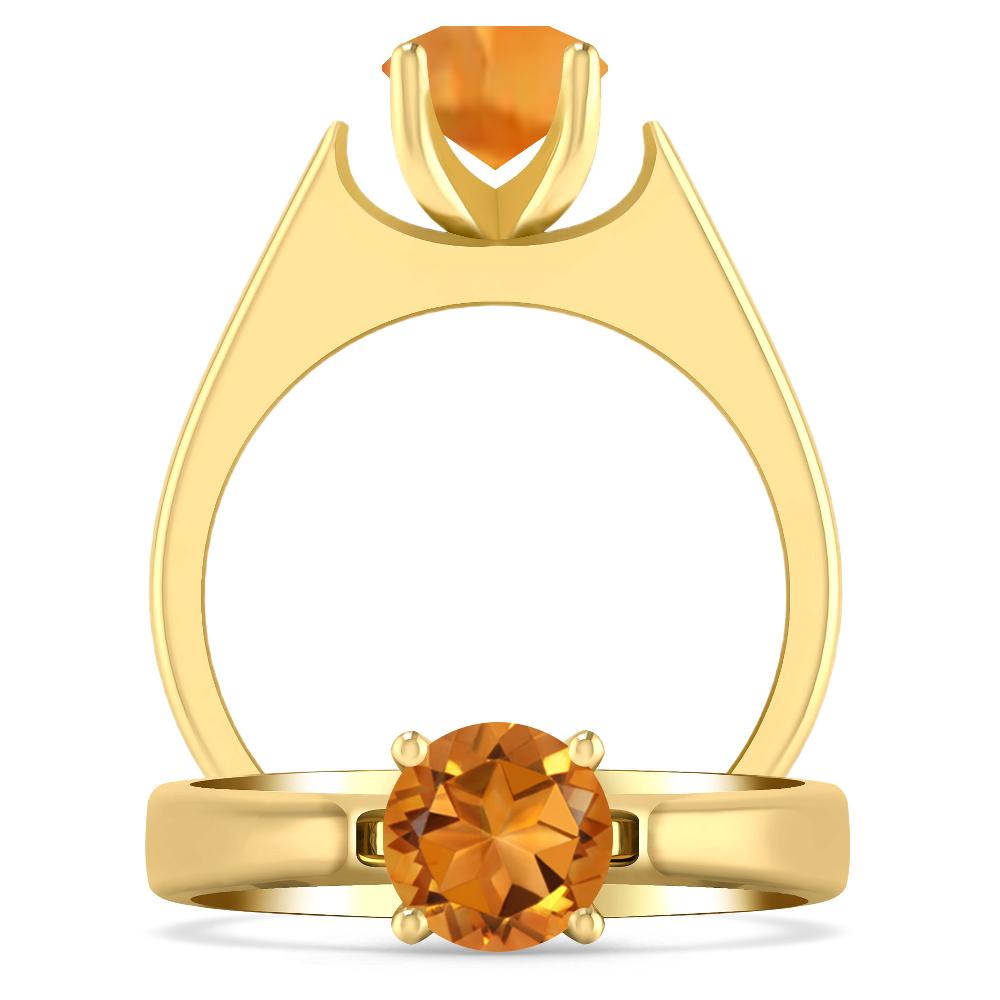 Yellow Gold - Citrine