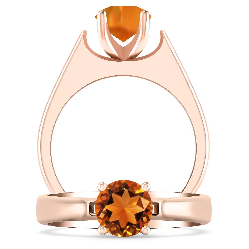 Rose Gold - Citrine