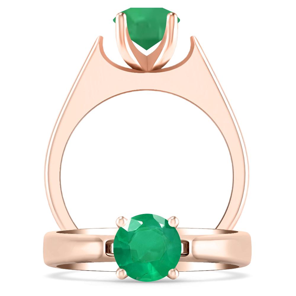 Rose Gold - Emerald